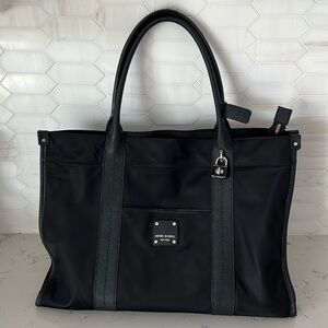 Henri Bendel black tote bag.
